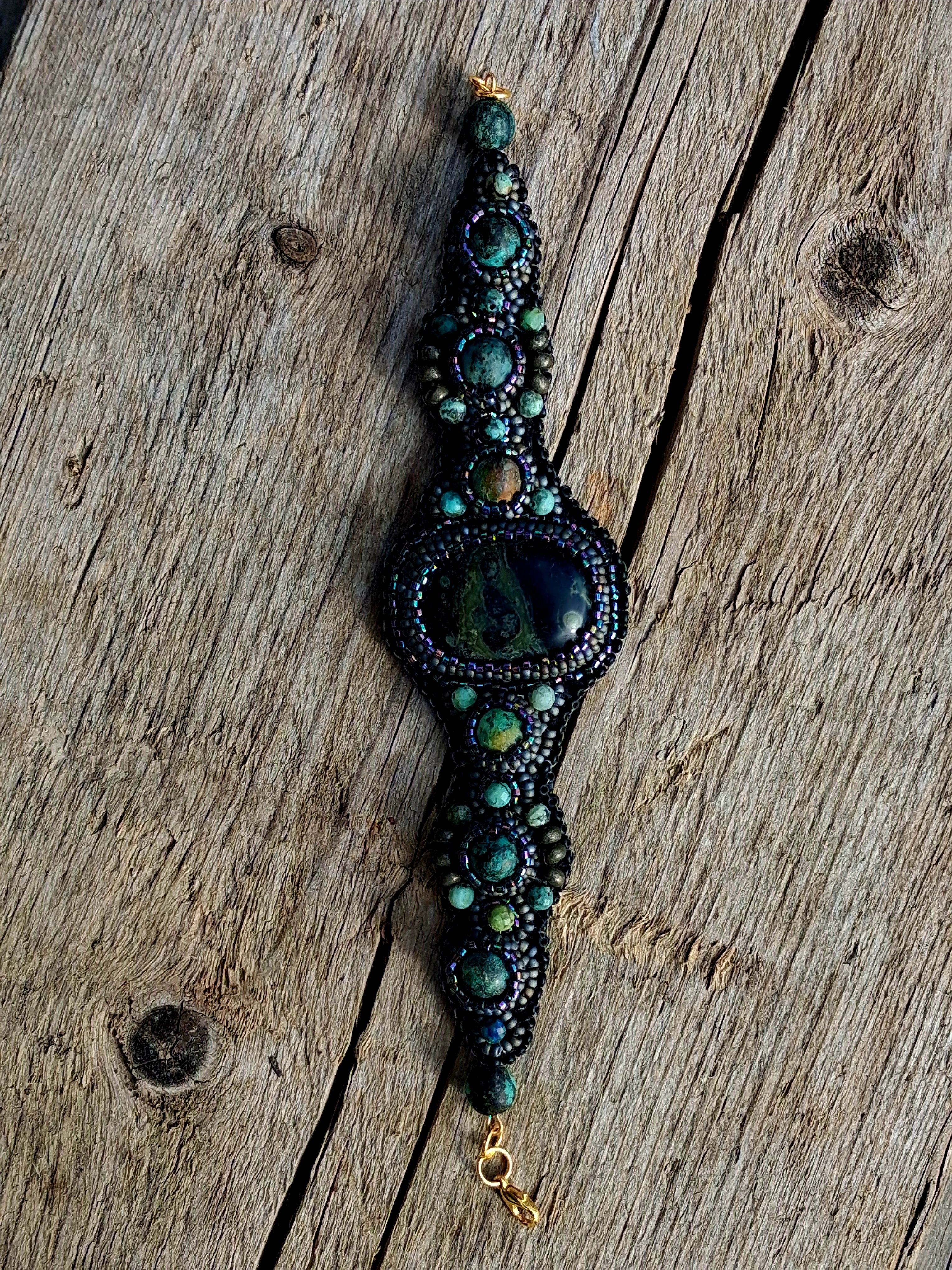 Bracelet "The Other Planet" & Kambaba Jasper