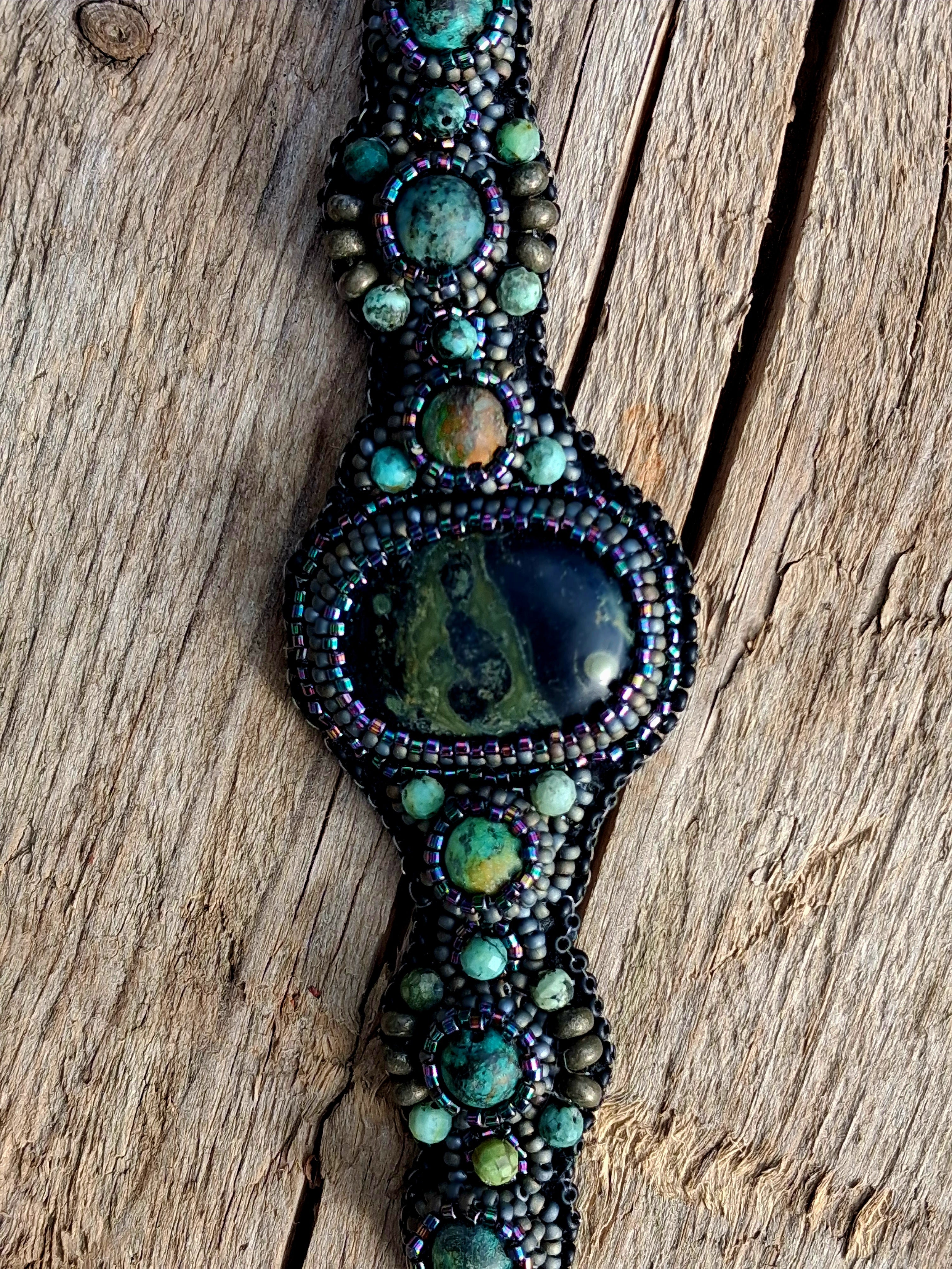 Bracelet "The Other Planet" & Kambaba Jasper