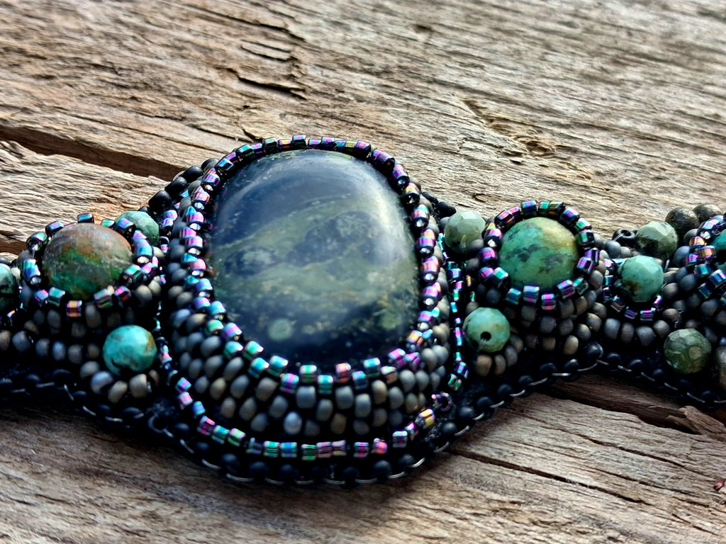 Bracelet "The Other Planet" & Kambaba Jasper
