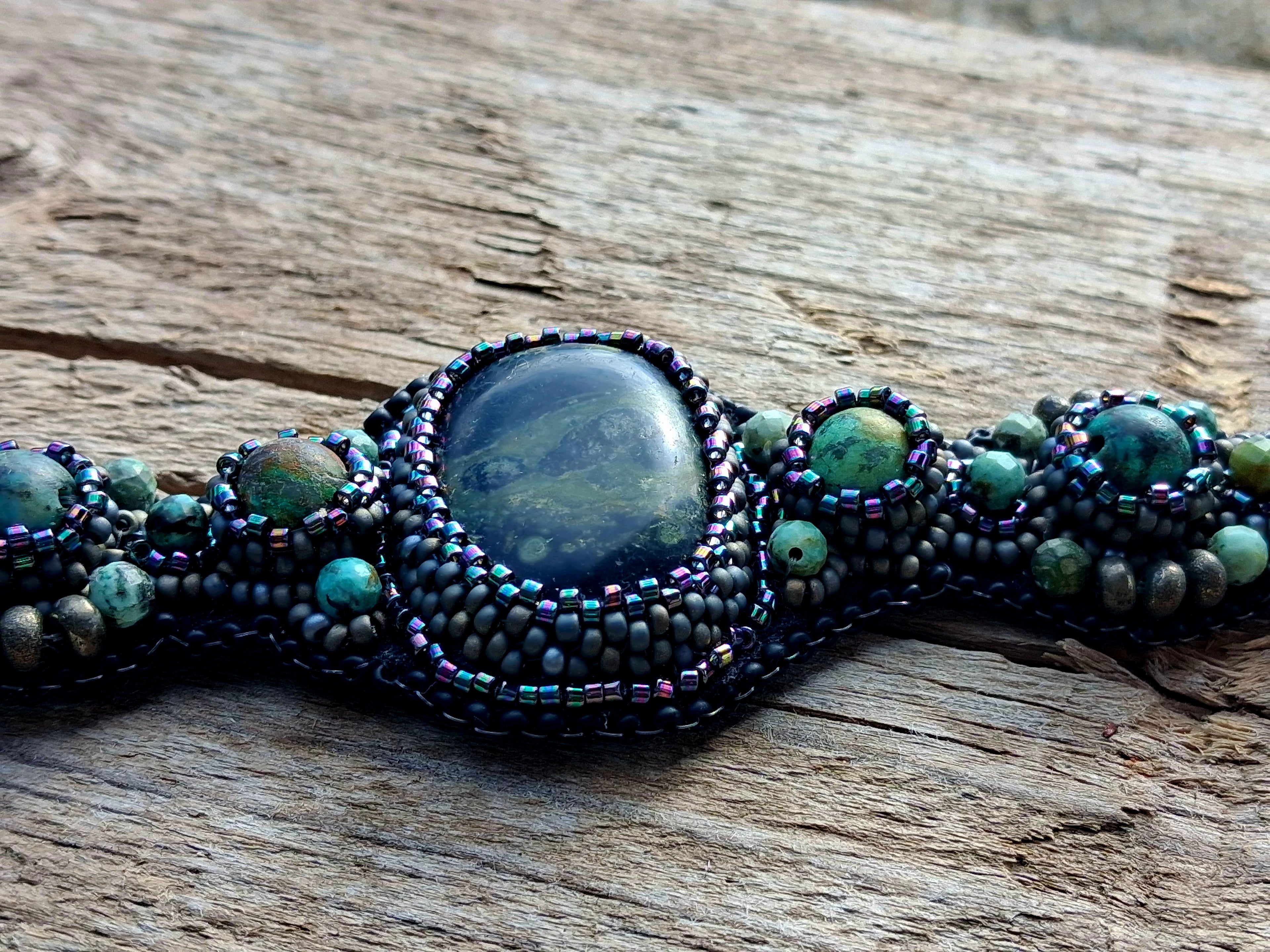 Bracelet "The Other Planet" & Kambaba Jasper