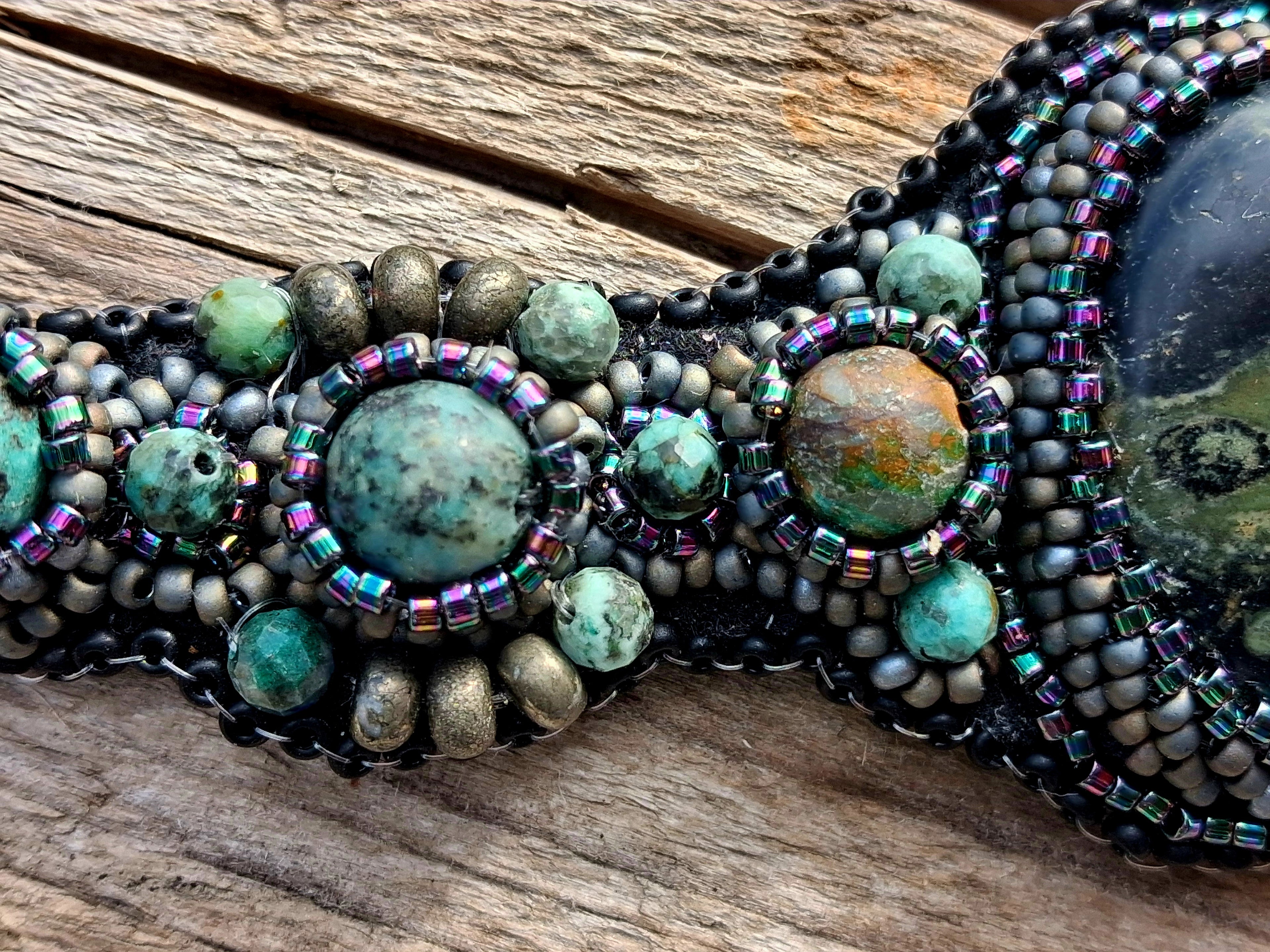 Bracelet "The Other Planet" & Kambaba Jasper