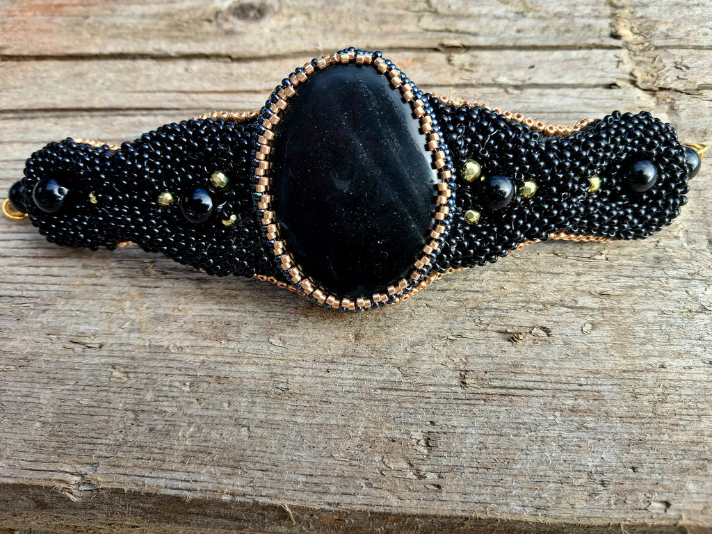 Bracelet "Night Velvet" & Jasper