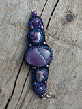 Bracelet "Amethyst Mountains" & Amethyst