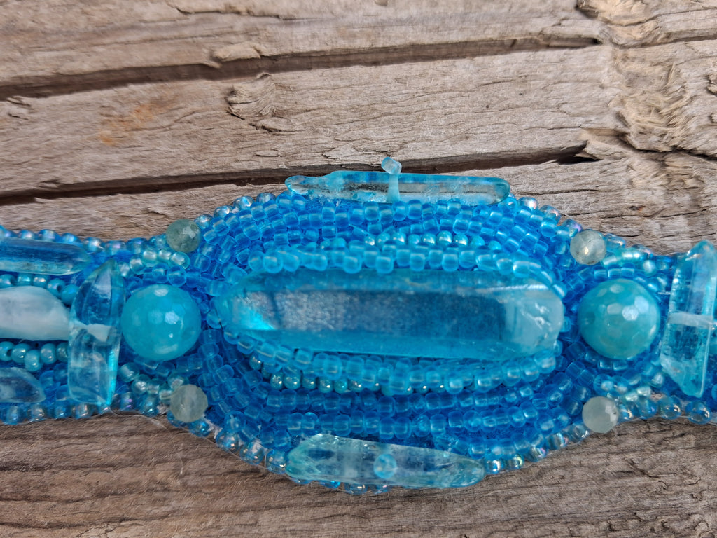 Bracelet "Ocean Breeze" & Quarts& Amazonite