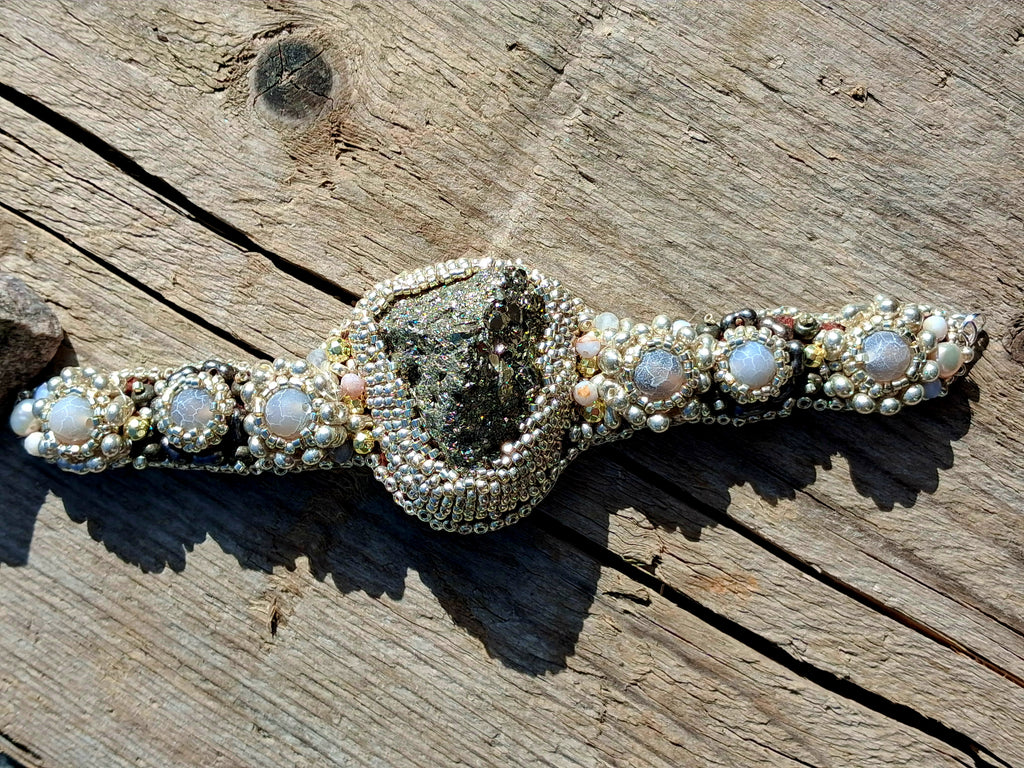 Bracelet "Pyramid of the Sun" & Pyrite