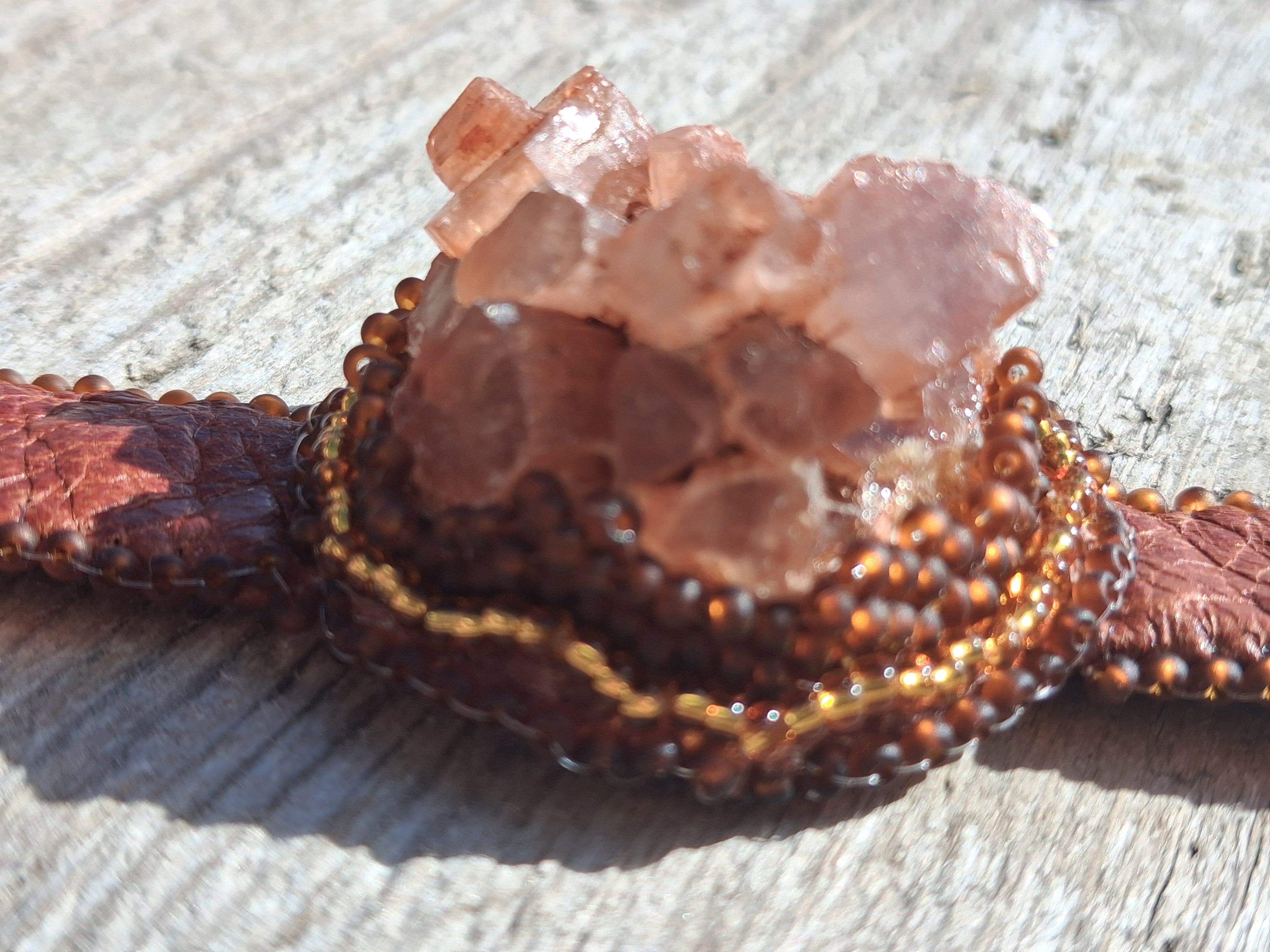 Bracelet "Primeval Light" & Aragonite