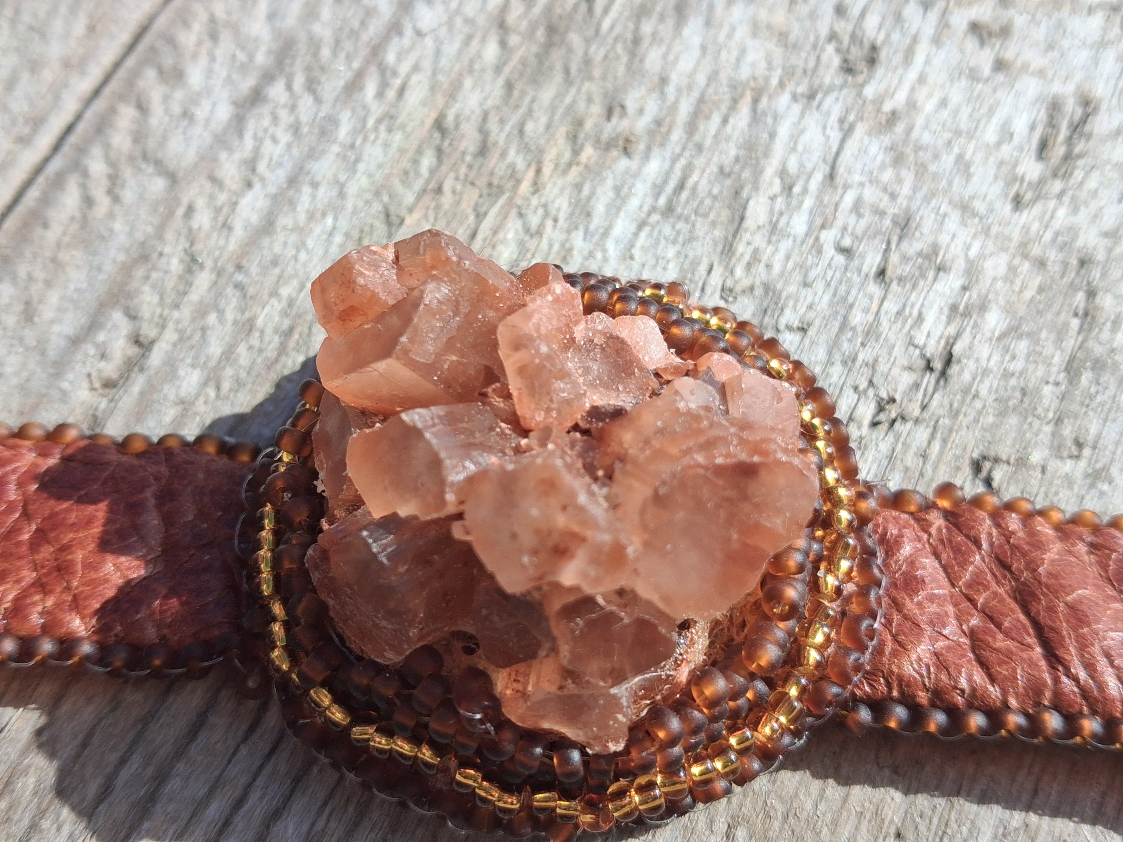 Bracelet "Primeval Light" & Aragonite