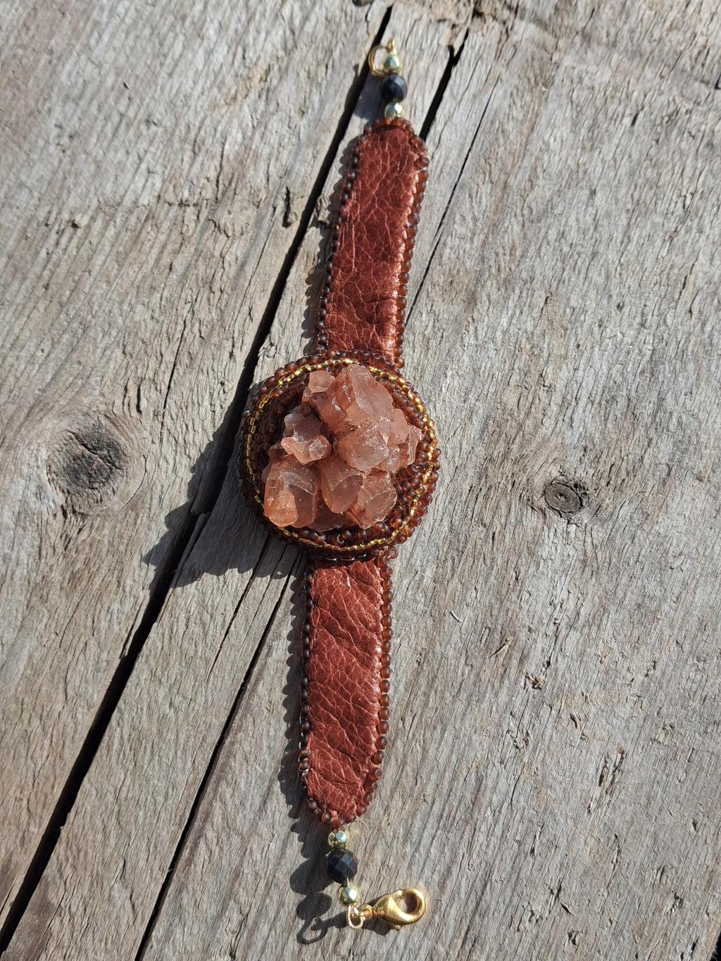 Bracelet "Primeval Light" & Aragonite
