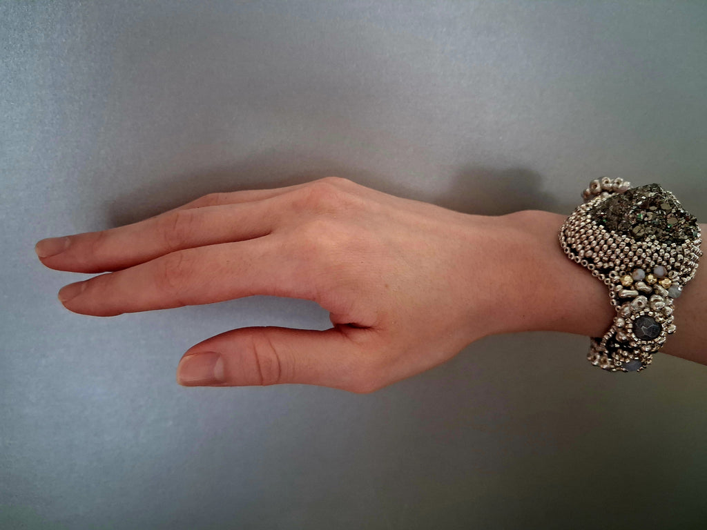 Bracelet "Pyramid of the Sun" & Pyrite