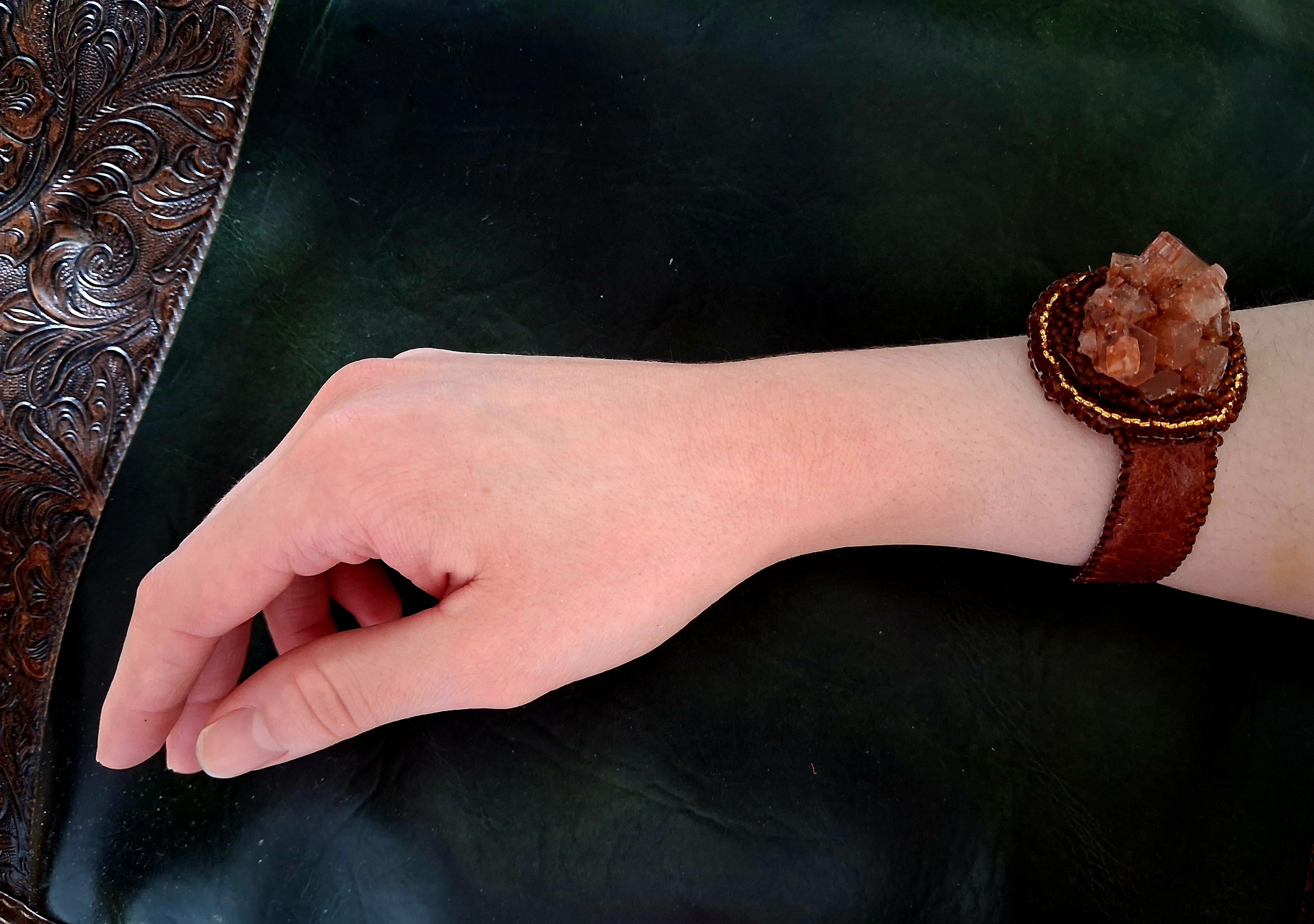 Bracelet "Primeval Light" & Aragonite