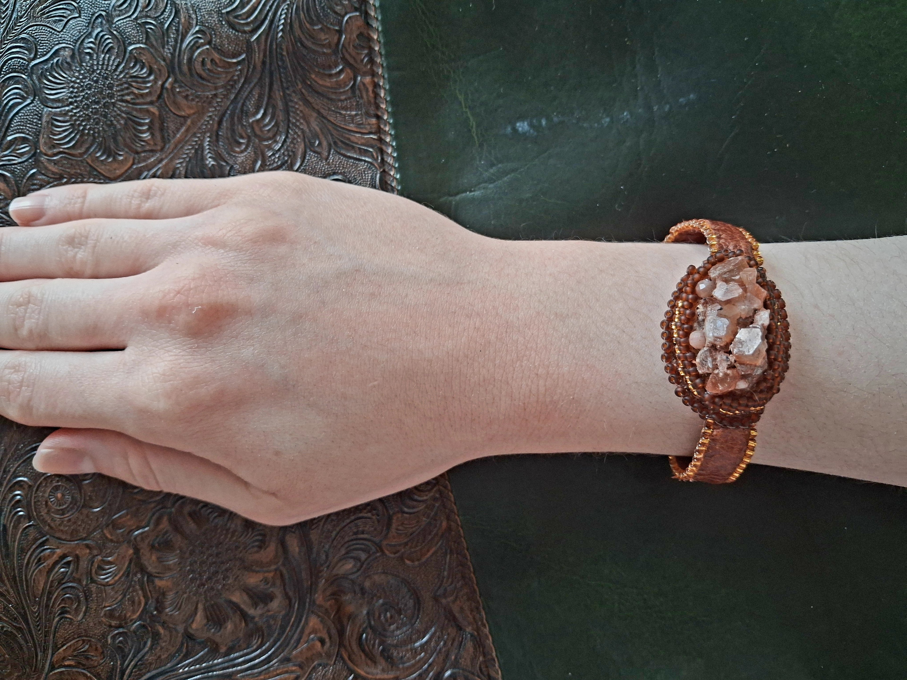 Bracelet "Ancient Light" & Aragonite