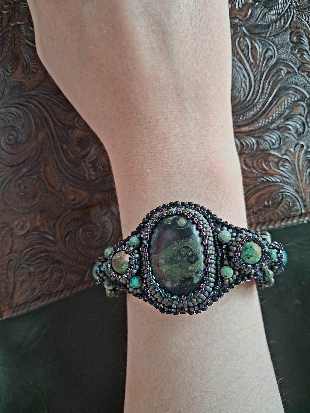 Bracelet "The Other Planet" & Kambaba Jasper