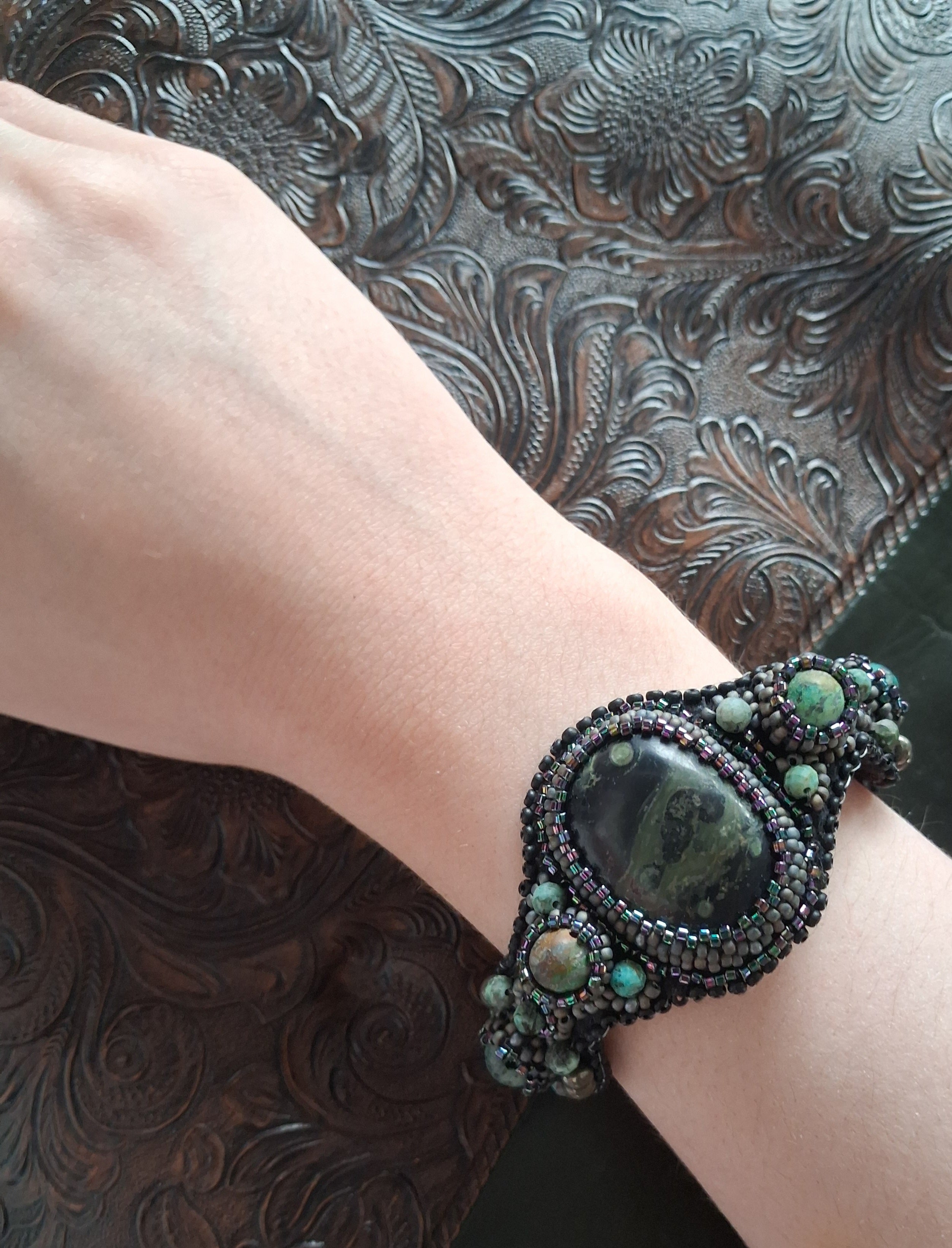 Bracelet "The Other Planet" & Kambaba Jasper