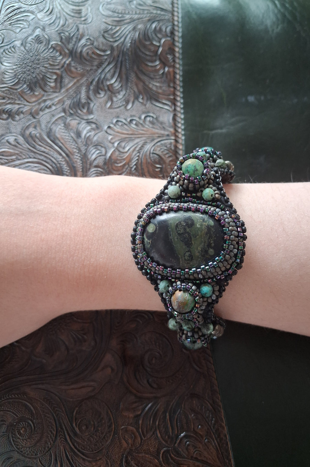 Bracelet "The Other Planet" & Kambaba Jasper