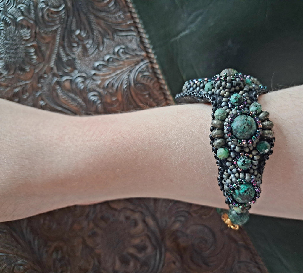 Bracelet "The Other Planet" & Kambaba Jasper