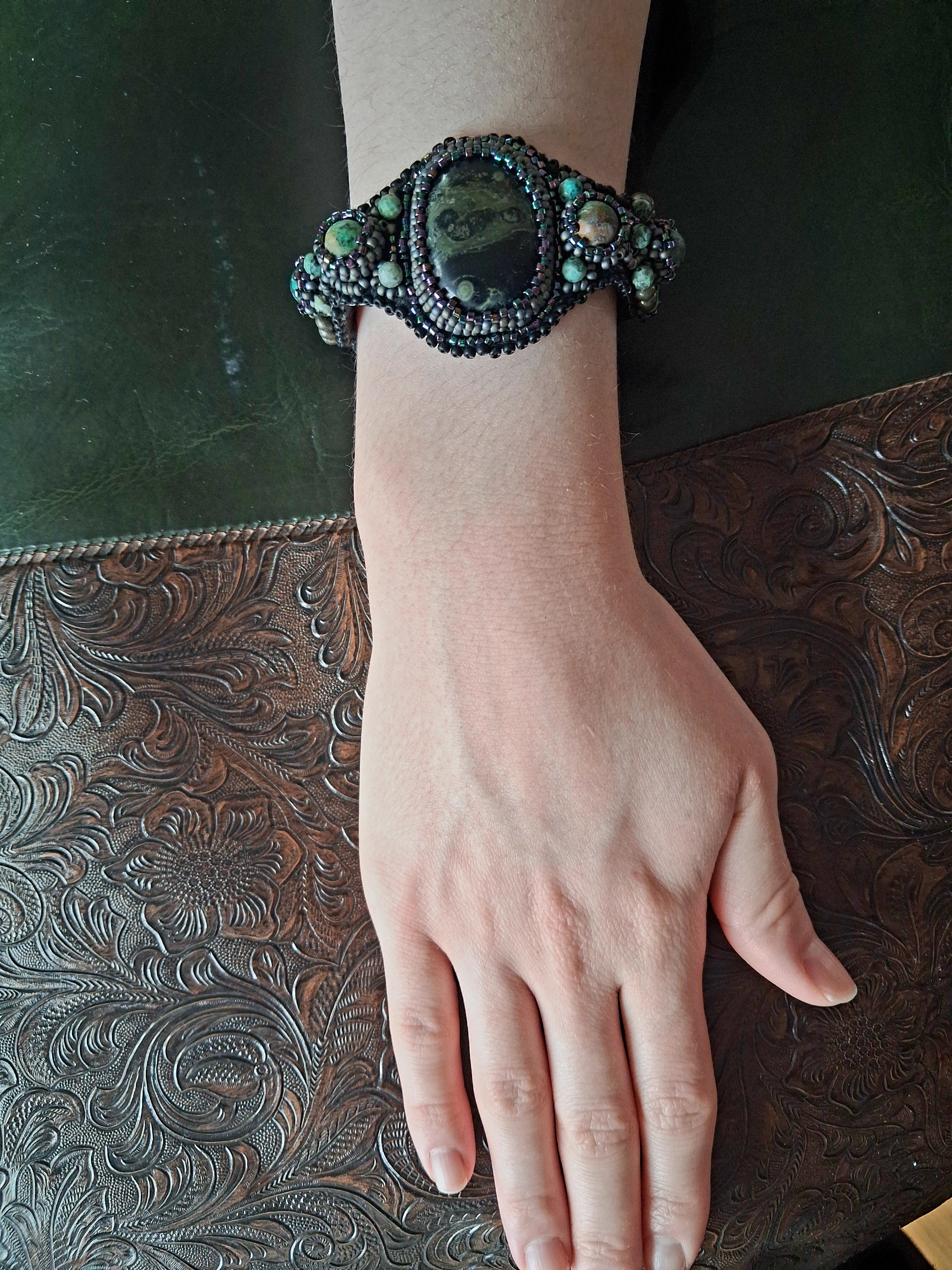 Bracelet "The Other Planet" & Kambaba Jasper