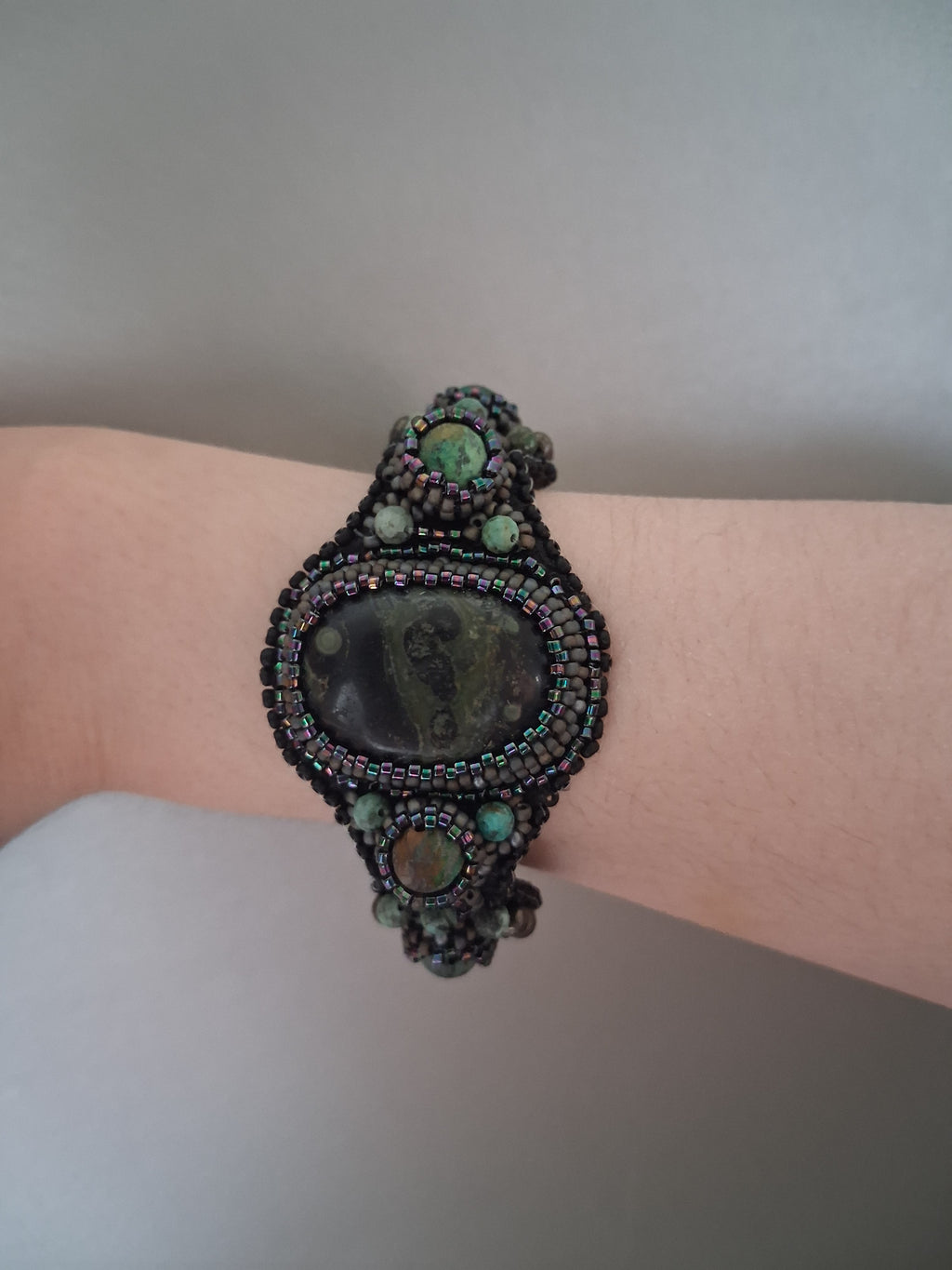 Bracelet "The Other Planet" & Kambaba Jasper
