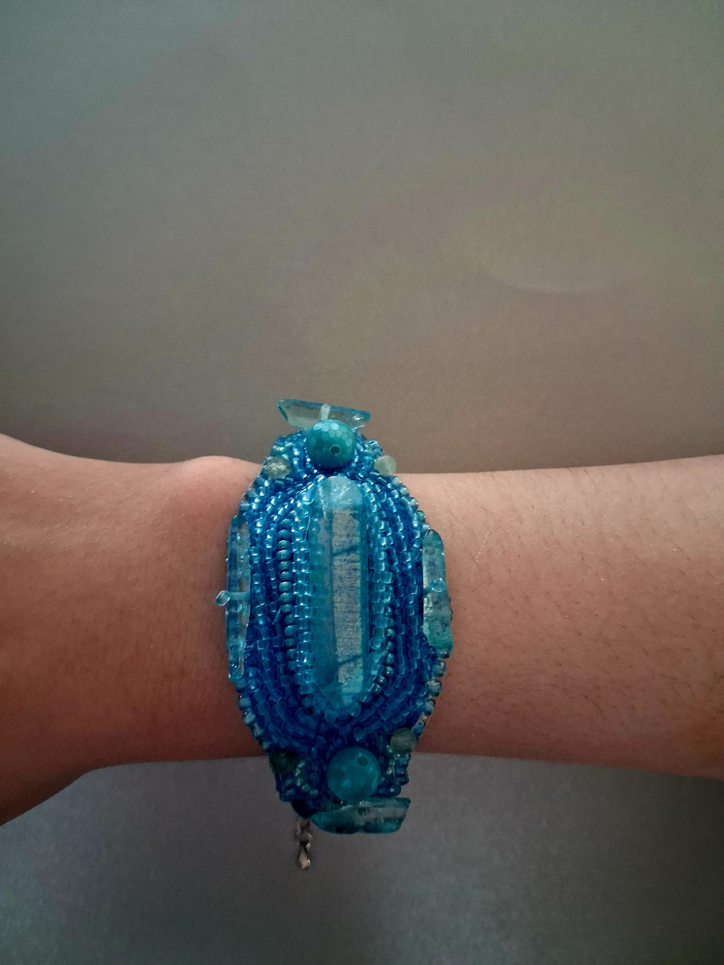 Bracelet "Ocean Breeze" & Quarts& Amazonite