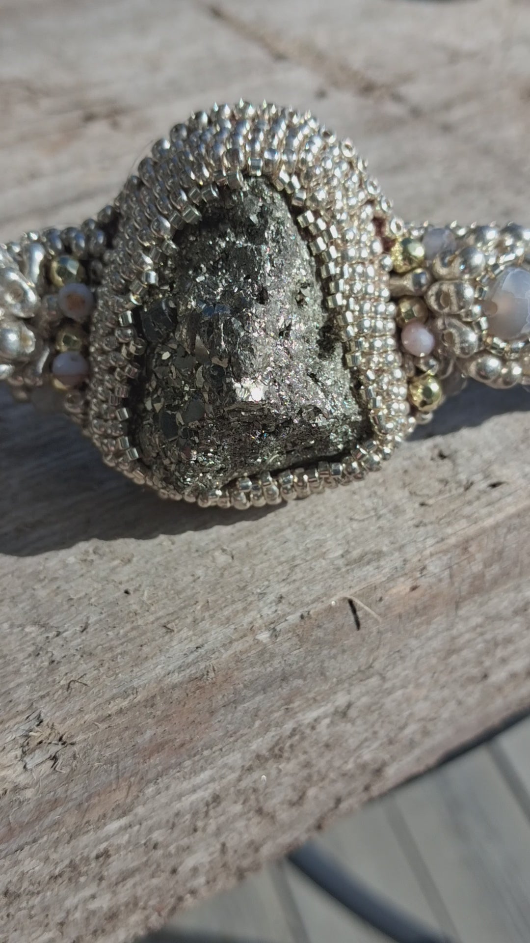 Bracelet "Pyramid of the Sun" & Pyrite