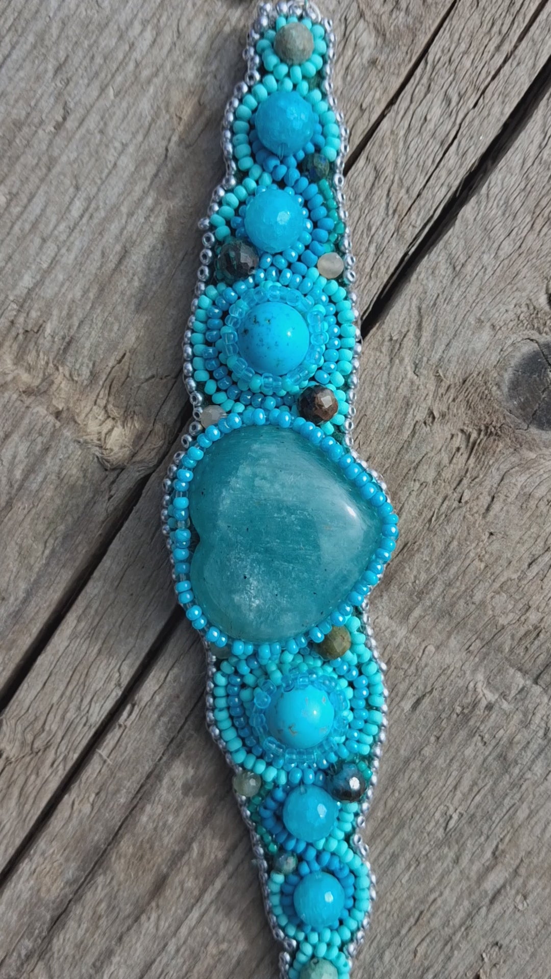 Bracelet "The Amazon’s Heart"& Amazonite