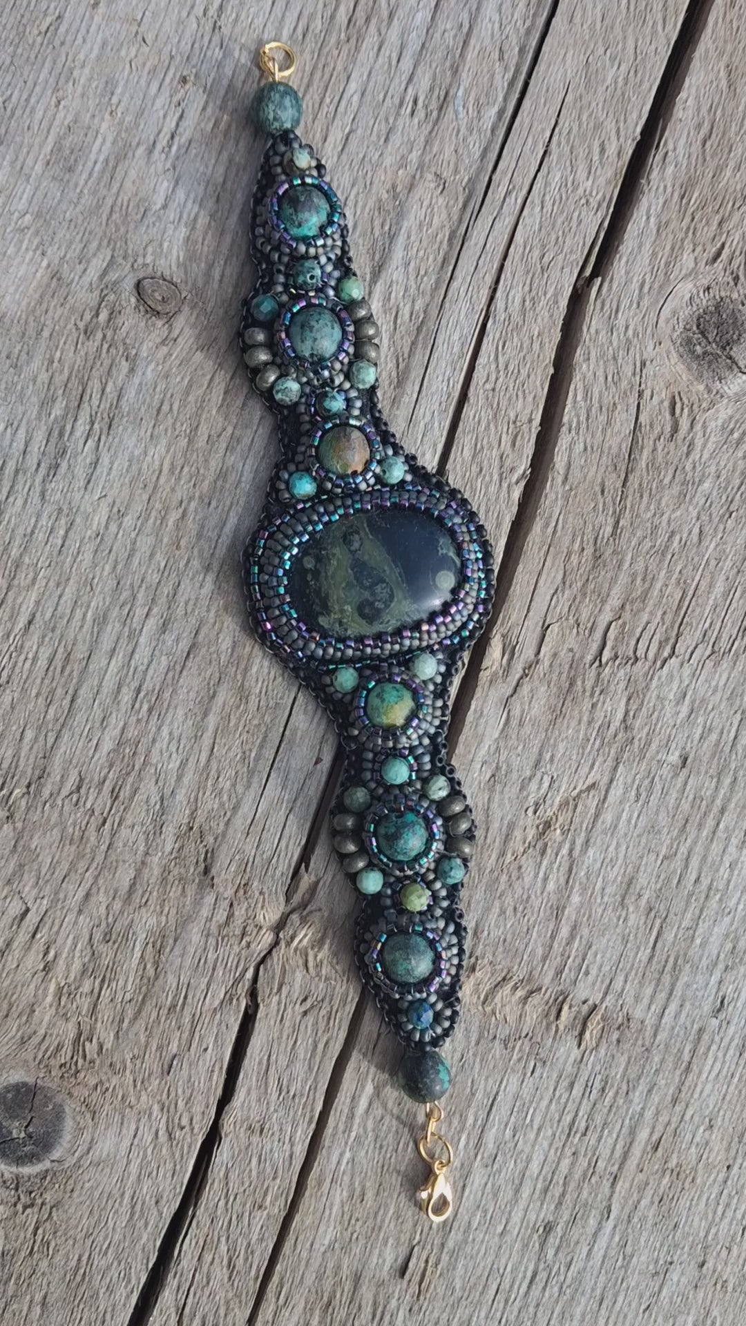 Bracelet "The Other Planet" & Kambaba Jasper